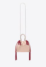 Mini Drawstring Top Handle Bag