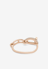 Adage Double MM Ring in Rose Gold and Diamonds