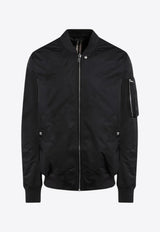 Rick Owens DRKSHDW Zip-Up Bomber Jacket Black DU01E3774MU/Q_DARKS-09