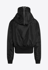 Rick Owens DRKSHDW Alice Lightweight Bomber Jacket Black DU02E7781NCV/R_DARKS-09