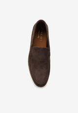 Doucal's Suede Slip-On Loafers DU3267ARTHUY106/O_DOUCA-IM23 Brown