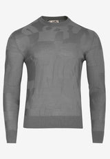 Della Cavalleria Print Wool Sweater