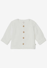 Teddy & Minou Baby Girls Cardigan White E25CN020C0070CO/Q_TEDDY-100