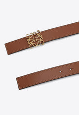 Loewe Reversible Leather Anagram Belt Brown E821Z26X03LE/S_LOEW-2544