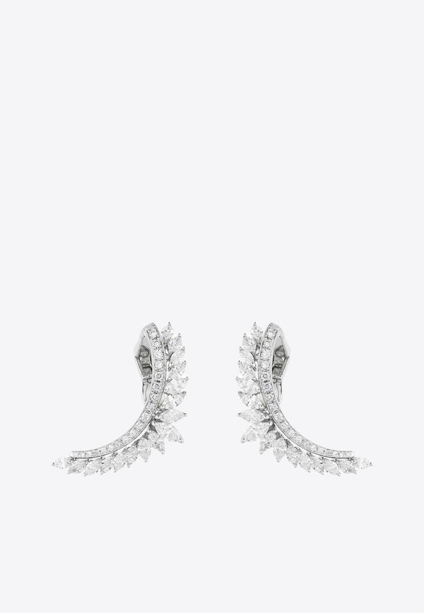 Yeprem Y-Couture Diamond Earrings in 18-karat White Gold EA1536