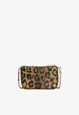 Dolce & Gabbana Kids Girls DG Candy Leopard Print Shoulder Bag Brown EB0268 A0239 HYNBM