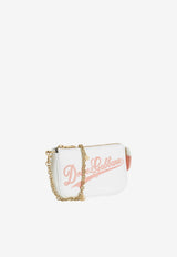 Dolce & Gabbana Kids Girls DG Candy Calfskin Crossbody Bag White EB0268 AB296 HA9LF