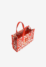 Dolce & Gabbana Kids Girls Majolica Print Canvas Tote Bag Multicolor EB0273 A7131 IR5DQ