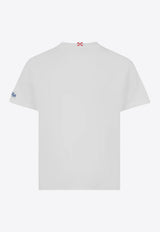 MC2 Saint Barth Kids Boys Octopus Print T-shirt White EDD000100054H/Q_MC2-01NEMB