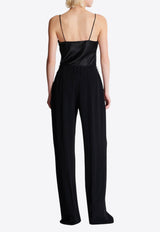 Balmain Tailored Crepe Pants Black EF0PO160VB00_BLACK