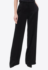 Balmain Tailored Satin Pants Black EF0PO160VB01_BLACK