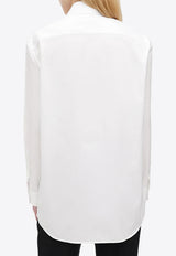 Balmain Je t'aime Mon Amour Embroidery Long-Sleeved Shirt White EF1HS415CF43_WHITE