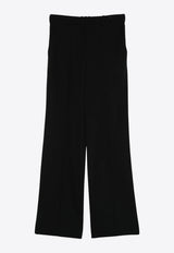 Balmain Tailored Grain De Poudre Wool Pants Black EF1PO162ME54_BLACK