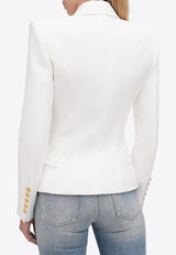 Balmain Double-Breasted Tailored Blazers White EF1SI505VF21_WHITE