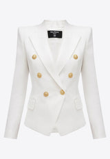 Balmain Double-Breasted Tailored Blazers White EF1SI505VF21_WHITE