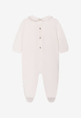 Elie Saab Kids Babies Lace-Trimmed Onesie Gift Set - Set of 4 Beige EGS4004_BEIGE