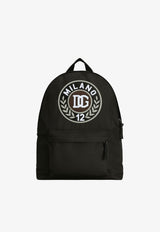 Dolce & Gabbana Kids Boys DG Logo Backpack Black EM0074 A0197 8B956