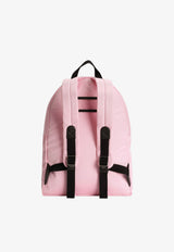 Dolce & Gabbana Kids Girls DG Logo Rubber Patch Backpack Pink EM0074 AM224 80400