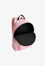 Dolce & Gabbana Kids Girls DG Logo Rubber Patch Backpack Pink EM0074 AM224 80400