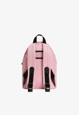 Dolce & Gabbana Kids Girls DG Logo Patch Backpack Pink EM0147 AU927 80400