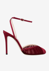 Andrea Wazen Emma 105 Tulle Pumps Bordeaux EMM105TSBOR-PS26_BORDEAUX