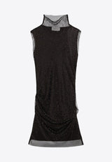 Sportmax Empoli Mesh Sleeveless Mini Dress Black EMPOLICO/R_SPORM-003
