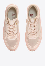 Balmain B-Court Flip Iridescent Low-Top Sneakers Blush EN0VI727TGLC_BLUSH