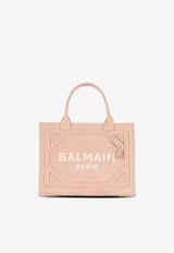 Balmain Small B-Army Suede Tote Bag Nude EN1FE900LDCY_NUDE