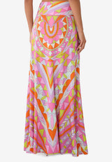 Pucci Manuba Print Maxi Skirt Multicolor