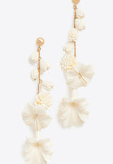 Cult Gaia Giana Floral Drop Earrings White ER1173AC1603_WHITE