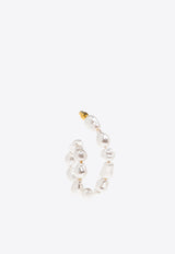Cult Gaia Kiara Curved Earrings White ER1951BD2466_PEARL