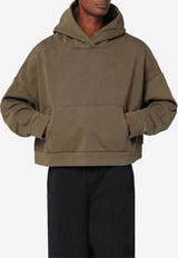 Entire Studios Embroidered Hooded Sweatshirt Green ES2125CO/R_ENTST-MI