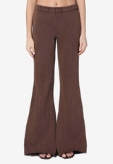 Entire Studios Paneled Flared Pants Brown ES2303CO/Q_ENTST-BT
