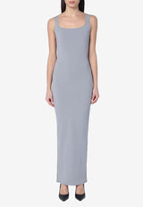 Entire Studios Square Neck Maxi Dress Gray ES2348NY/Q_ENTST-RH