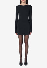 Entire Studios Long-Sleeved Mini Dress Black ES2352NY/Q_ENTST-SO
