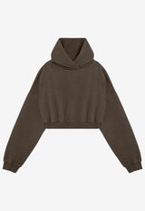 Entire Studios Oversized Cropped Hoodie Green ES2392CO/P_ENTST-MI