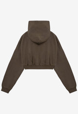 Entire Studios Oversized Cropped Hoodie Green ES2392CO/P_ENTST-MI