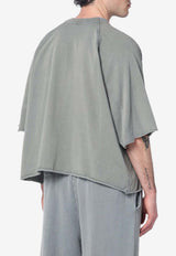 Entire Studios Oversized Crewneck T-shirt Gray ES2487CO/Q_ENTST-RH