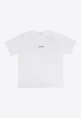 Lardini Logo Print Crewneck T-shirt White ESLTMC70_WHITE
