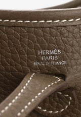 Evelyne TPM Amazone in Etoupe Taurillon Clemence with Palladium Hardware