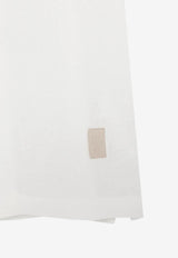 Boys Short-Sleeved Linen Shirt