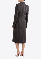Dolce & Gabbana Double-Breasted Wool Coat Gray F0W2CT FU287 S8290