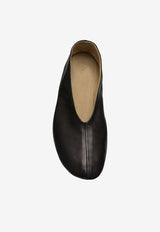The Row Stella Leather Ballet Flats Black F1638N66/Q_THERO-BLK