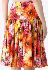 Dolce & Gabbana High-Waist Floral Mini Skirt Multicolor F4B8IT HS5LC HV3BB