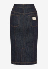 Dolce & Gabbana Denim Pencil Midi Skirt F4BR8D G8KQ3 S9001
