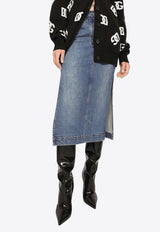 Dolce & Gabbana Midi Denim Skirt Denim F4CP1D GDBV1 S9000