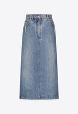 Dolce & Gabbana Midi Denim Skirt Denim F4CP1D GDBV1 S9000