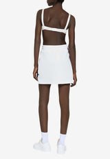 Dolce & Gabbana Logo-Embroidered Jersey Mini Skirt F4CSKZ GDB7B W0800