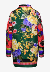 Dolce & Gabbana Floral Long-Sleeved Silk Shirt F5J06T HI1QL S9000