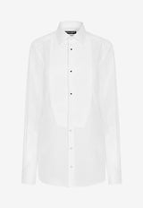 Tops Long-Sleeved Tuxedo Shirt F5S30T FU5K9 W0800